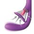 Fantasy For Her - 4-Motoren G-Punkt-Vibrator und Klitorisstimulator (Lila) 