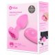 b-vibe Herz - Akku, Funk-Analvibrator (pink) 