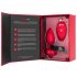 b-vibe heart - wiederaufladbarer, ferngesteuerter Analvibrator (rot)