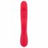 Smile Thumping Hase - Akku-Vibrator mit 3 Motoren (rot) 