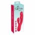 Smile Thumping Hase - Akku-Vibrator mit 3 Motoren (rot) 