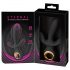 Eternal - aufblasbarer Dreifach-Vibrator (schwarz)