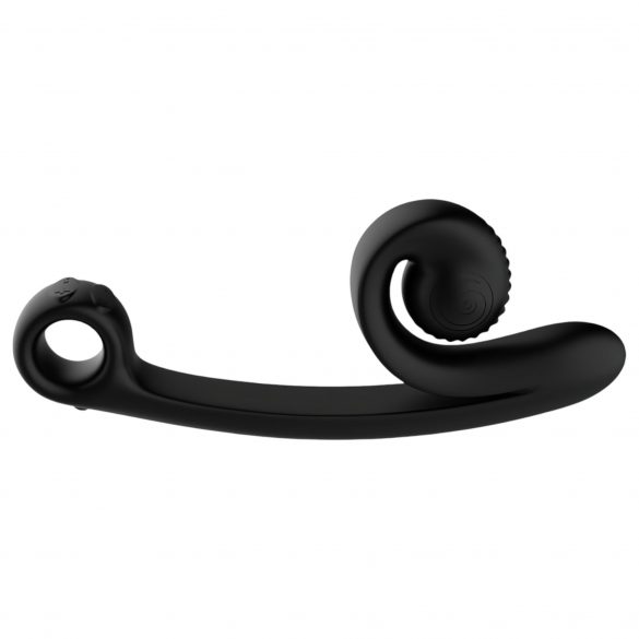 Snail Vibe Curve - 2in1 Klitorisreizender Vibrator (schwarz)