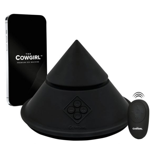 The Cowgirl Cone - intelligenter Sexmaschine mit verschiedenen Aufsätzen (schwarz) 