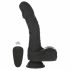 Naked Addiction - lebensechter Vibrator mit Dreh-Drücker (schwarz) 