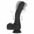 Naked Addiction - lebensechter Vibrator mit Dreh-Drücker (schwarz) 