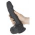 Naked Addiction - lebensechter Vibrator mit Dreh-Drücker (schwarz) 