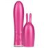 Durex Tease & Vibe - Stabvibrator mit Hasen-Klitorisstimulator (pink)