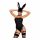 Obsessive OB7008 Sexy Hase - Hasenmädchen Kostüm (schwarz)  - L/XL