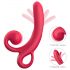 Sweet Play - Vibrator mit Zunge & Klitorisarm (Rot)