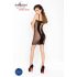 Passion BS027 - Netz Minikleid (schwarz) - S-L 