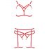 Passion Magali - 3-teiliges Körperharness-Set (rot) - L/XL