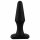 Feel the Magic Shiver - Analplug Dildo (Schwarz) - Öko-Verpackung