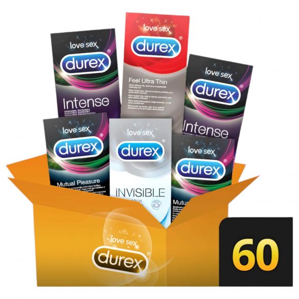 Durex Premium - Extra Vergnügen Kondom Paket (6 x 10 Stück) 