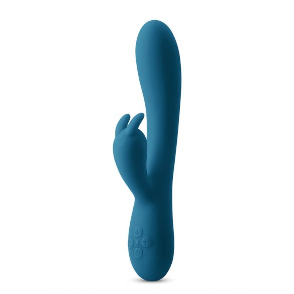 Inya Luv Bunny - wiederaufladbarer Vibrator mit Klitorisschaft (Türkis) 