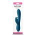 Inya Luv Bunny - wiederaufladbarer Vibrator mit Klitorisschaft (Türkis) 