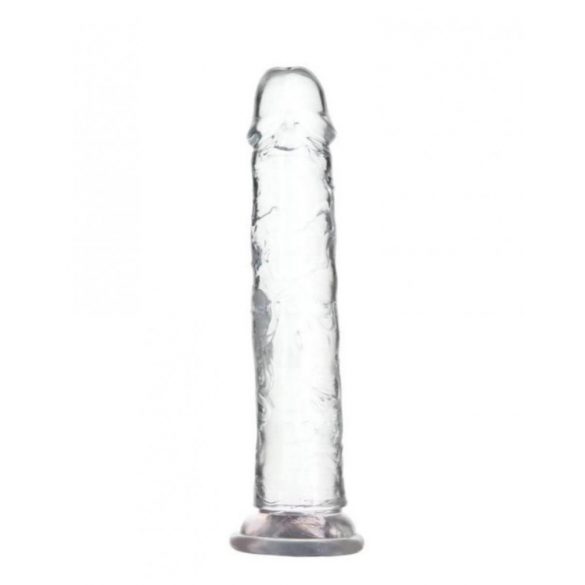 Addiction Crystal - Standfuß Dildo (transparent) - 20cm 