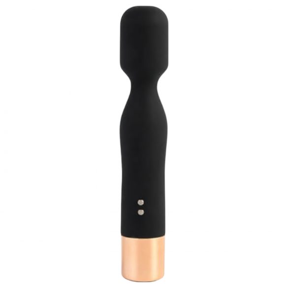 Einsamer Charmender Vibe Zauberstab - akkubetriebener Massagervibrator (schwarz) 