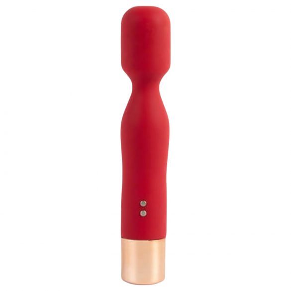 Einsamer Charme Vibe Zauberstab - Akku-Massage-Vibrator (rot) 