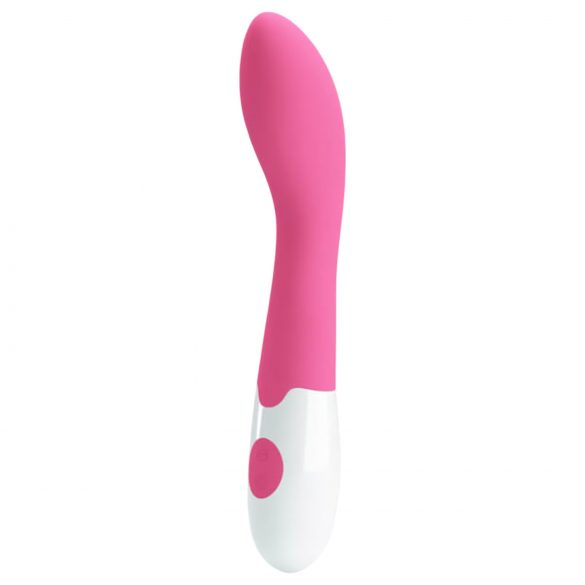 Pretty Love Bishop - Wasserdichter G-Punkt Vibrator (Pink-Weiß)