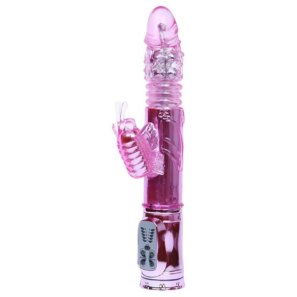 Pretty Love - Schmetterlings- und Klitorisarm-Vibrator (pink)