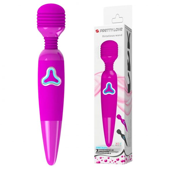 Pretty Love Wand - Wiederaufladbarer lila Vibrator