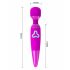 Pretty Love Wand - Akkubetriebener Massage-Vibrator (lila) 