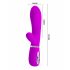 Pretty Love Thomas - Akkubetriebener Vibrator mit Klitorisarm (Rosa) 