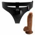 Pretty Love Harness - universeller Strap-on mit Dildo - 17 cm (schwarz)