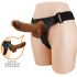 Pretty Love Harness - Universalboden mit Dildo - 17 cm (schwarz) 