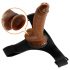 Pretty Love Universal Harness - 17 cm Dildo (Schwarz)