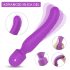 Sex HD Iris - Akku, 2-motoriger wärmender Massagevibrator (lila)