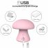 Magic Mushroom - Wiederaufladbarer Gesichtsmasseur (Pink)