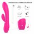 Sex HD Muses - wiederaufladbarer, wasserdichter, beheizter Vibrator (rosa) 