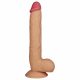 Lovetoy Königsgroß - realistischer Dildo mit Saugfuß und Hoden - 25cm (natur) 