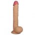 Lovetoy Königsgroß - realistischer Dildo mit Saugfuß und Hoden - 25cm (natur) 