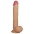 Lovetoy King-Size - Echt wirkender Dildo, Haftfuß, 25cm (Natur)