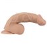 Lovetoy Real Extreme - Saugnapf Dildo mit Hoden - 23 cm (Natur)