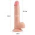 Lovetoy Nature Cock - naturgetreuer Dildo mit Saugnapf - 21 cm (natur)