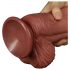 Lovetoy - Realistischer Dildo, doppelschichtig - 26cm (Natur)