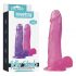 Lovetoy Jelly Studs - realistische Dildo mit Standfuß - 20cm (pink)