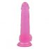 Lovetoy Jelly Studs - realistische Dildo mit Standfuß - 20cm (pink)