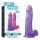 Lovetoy Jelly Studs - realistische Dildo mit Saugfuß - 20 cm (lila)