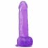 Lovetoy Jelly Studs - realistische Dildo mit Saugfuß - 20 cm (lila)