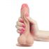 Lovetoy Sliding-Skin – Zweischicht-Dildo 18 cm (natur)