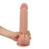 Lovetoy Gleitende-Haut - zweischichtiger Dildo mit Saugnapf - 23cm (natur) 