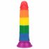 Lovetoy Prider - naturgetreuer Dildo - 19cm (Regenbogen) 