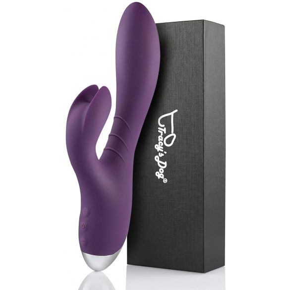 Tracys Hund Hase - wasserdichter, akkubetriebener Klitorisstimulator-Vibrator (lila) 