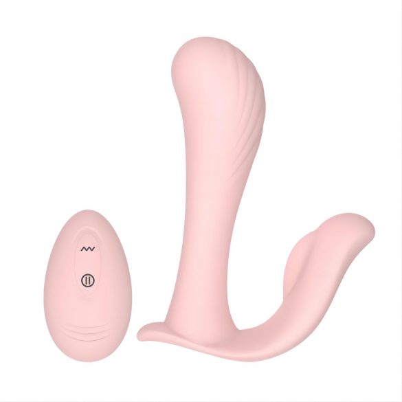 Tracy's Dog - Funkgesteuerter, wasserfester Auflegevibrator (rosa) 