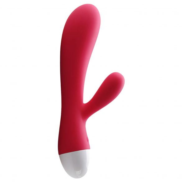 Cotoxo Delphin & baby - wiederaufladbarer Vibrator mit Klitorisarm (rot) 